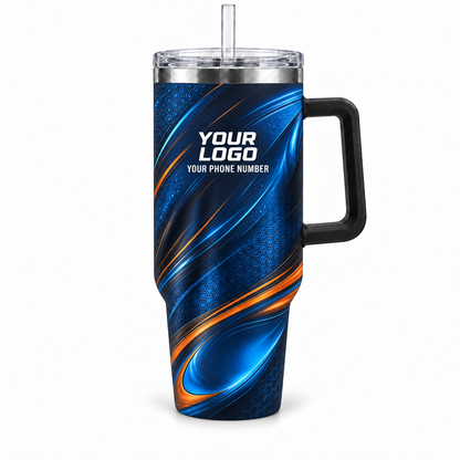 ADN034 personalized tumbler 40oz front product mockup