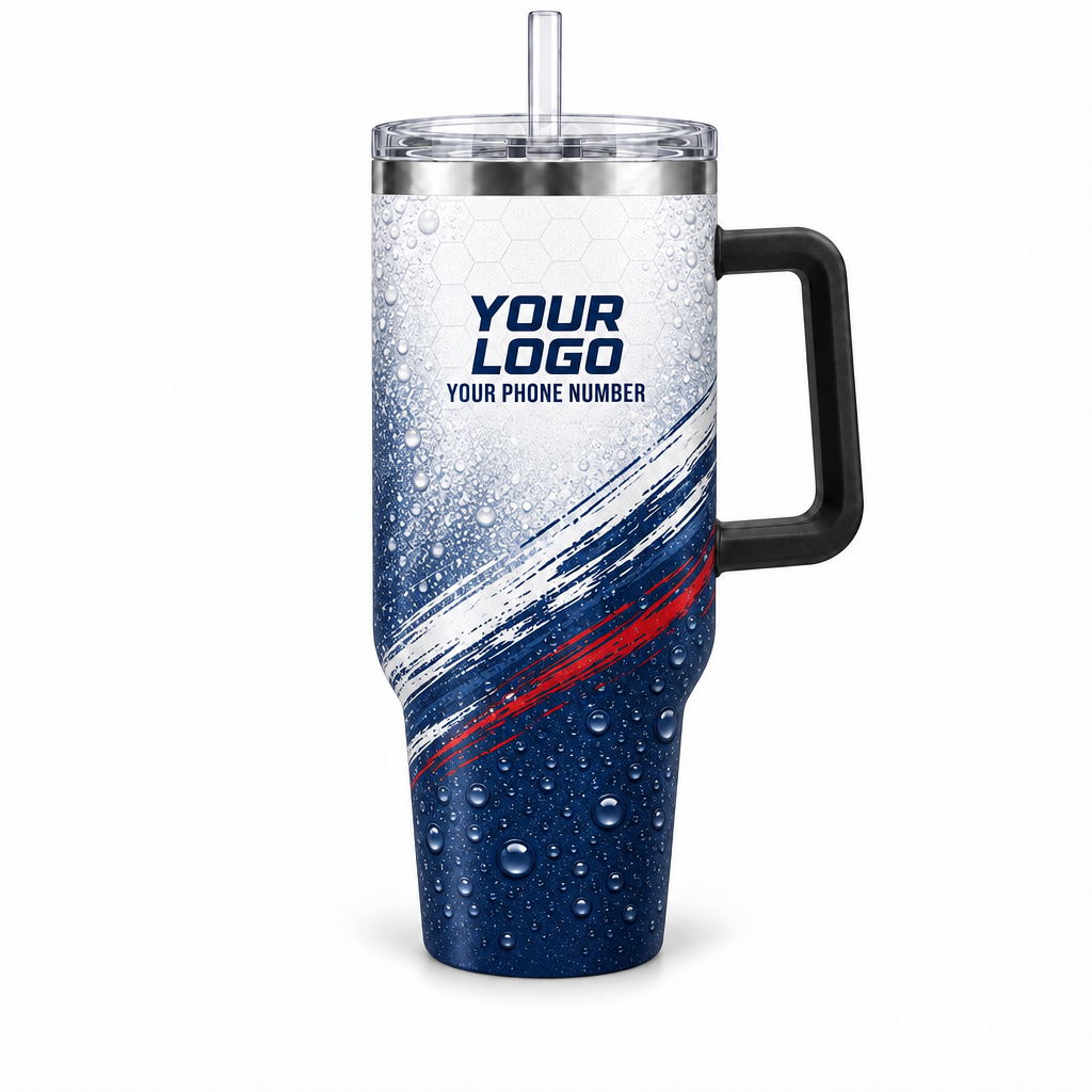 ADN037 personalized tumbler 40oz front product mockup