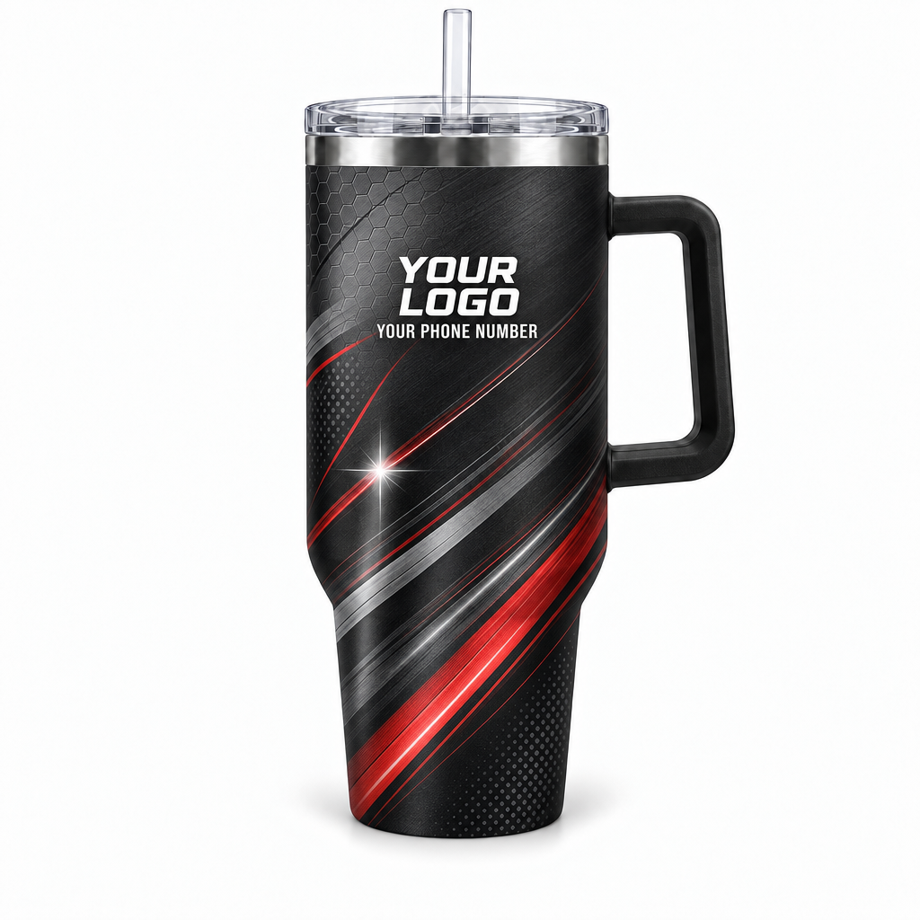 ADN038 personalized tumbler 40oz front product mockup