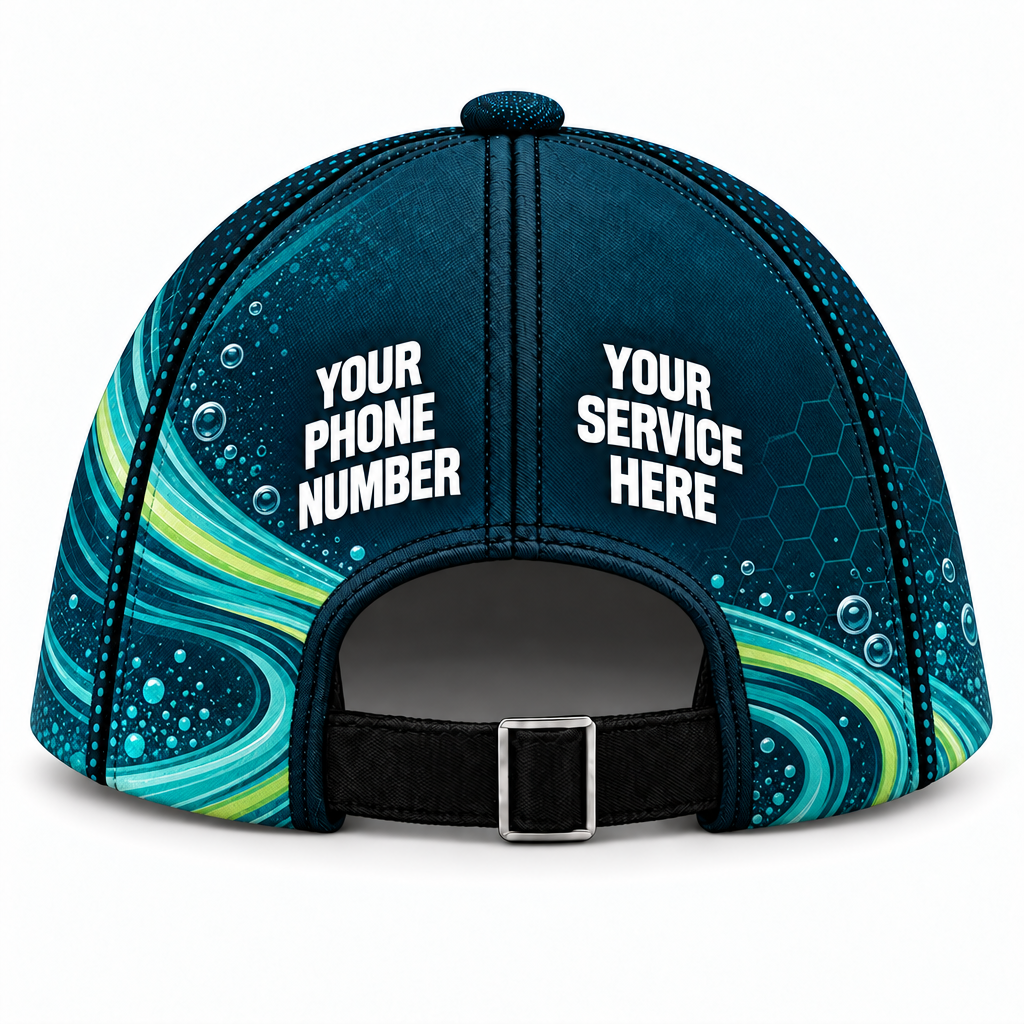 ADN040 personalized cap back product mockup