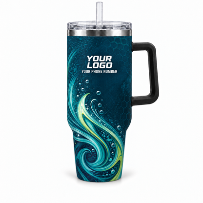 ADN040 personalized tumbler 40oz front product mockup