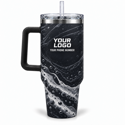 ADN041 personalized tumbler 40oz back product mockup