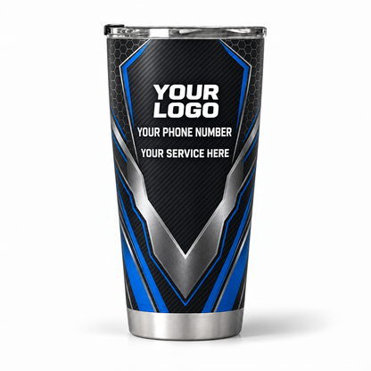 ADN042 personalized tumbler 20oz back product mockup