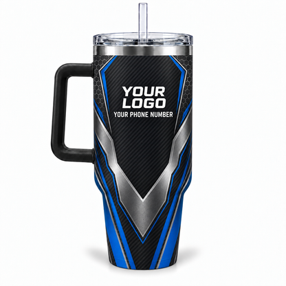 ADN042 personalized tumbler 40oz back product mockup