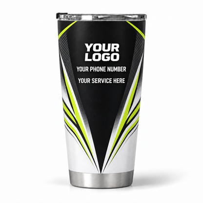 ADN043 personalized tumbler 20oz back product mockup