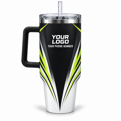 ADN043 personalized tumbler 40oz back product mockup