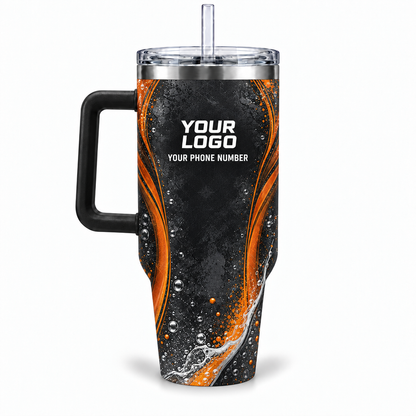 ADN044 personalized tumbler 40oz back product mockup
