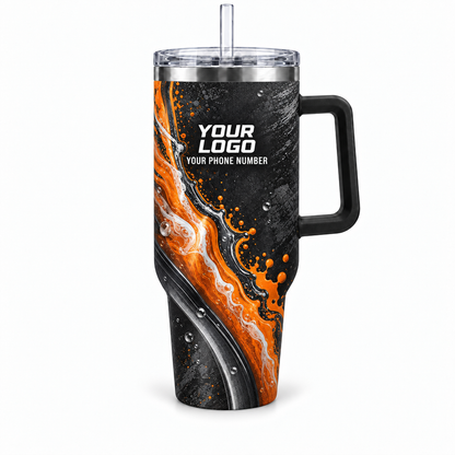 ADN044 personalized tumbler 40oz front product mockup