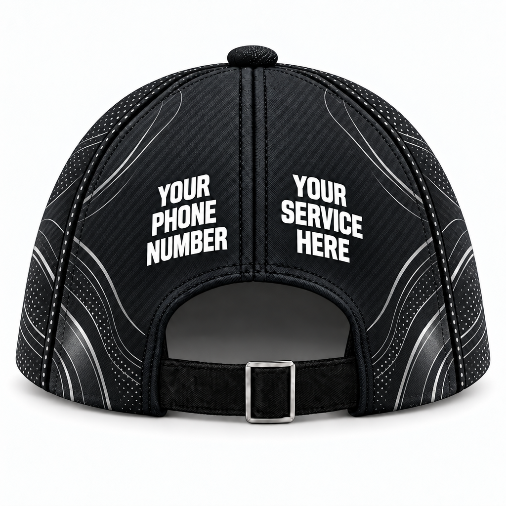 ADN045 personalized cap back product mockup