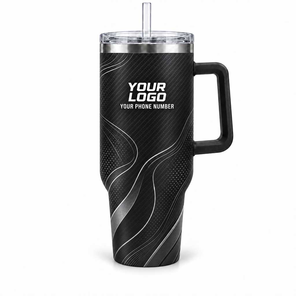 ADN045 personalized tumbler 40oz front product mockup