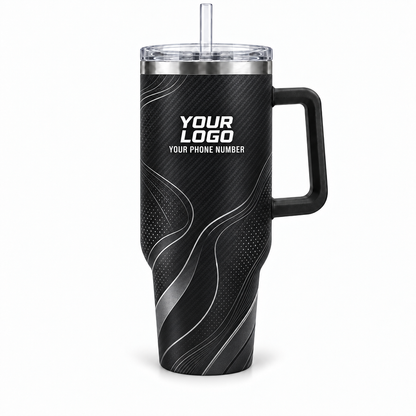 ADN045 personalized tumbler 40oz front product mockup