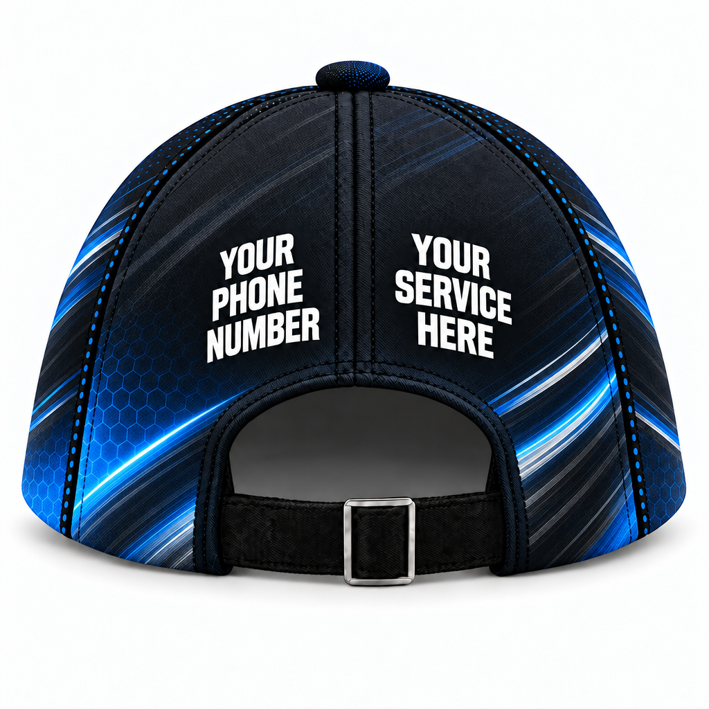 ADN046 personalized cap back product mockup