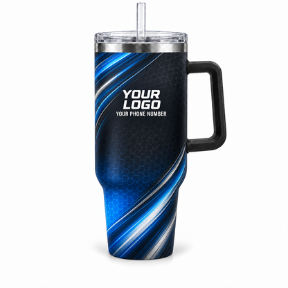 ADN046 personalized tumbler 40oz front product mockup