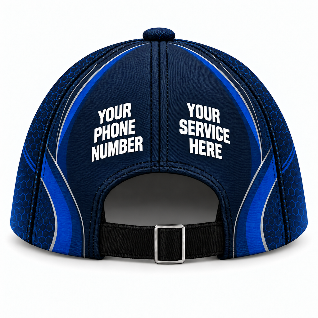 ADN047 personalized cap back product mockup