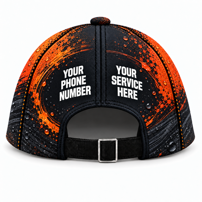 ADN048 personalized cap back product mockup