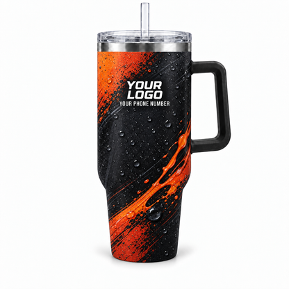 ADN048 personalized tumbler 40oz front product mockup
