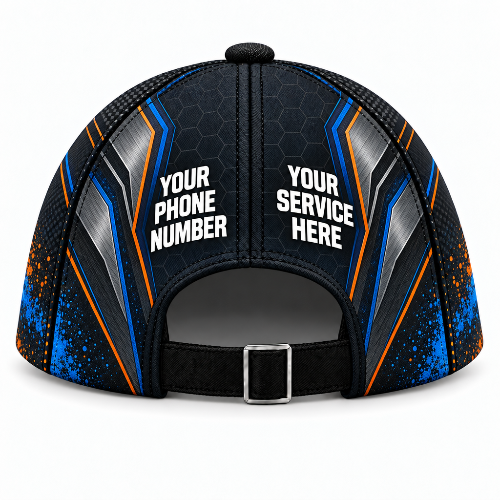 ADN049 personalized cap back product mockup