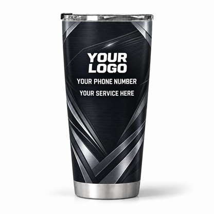 ADN050 personalized tumbler 20oz back product mockup