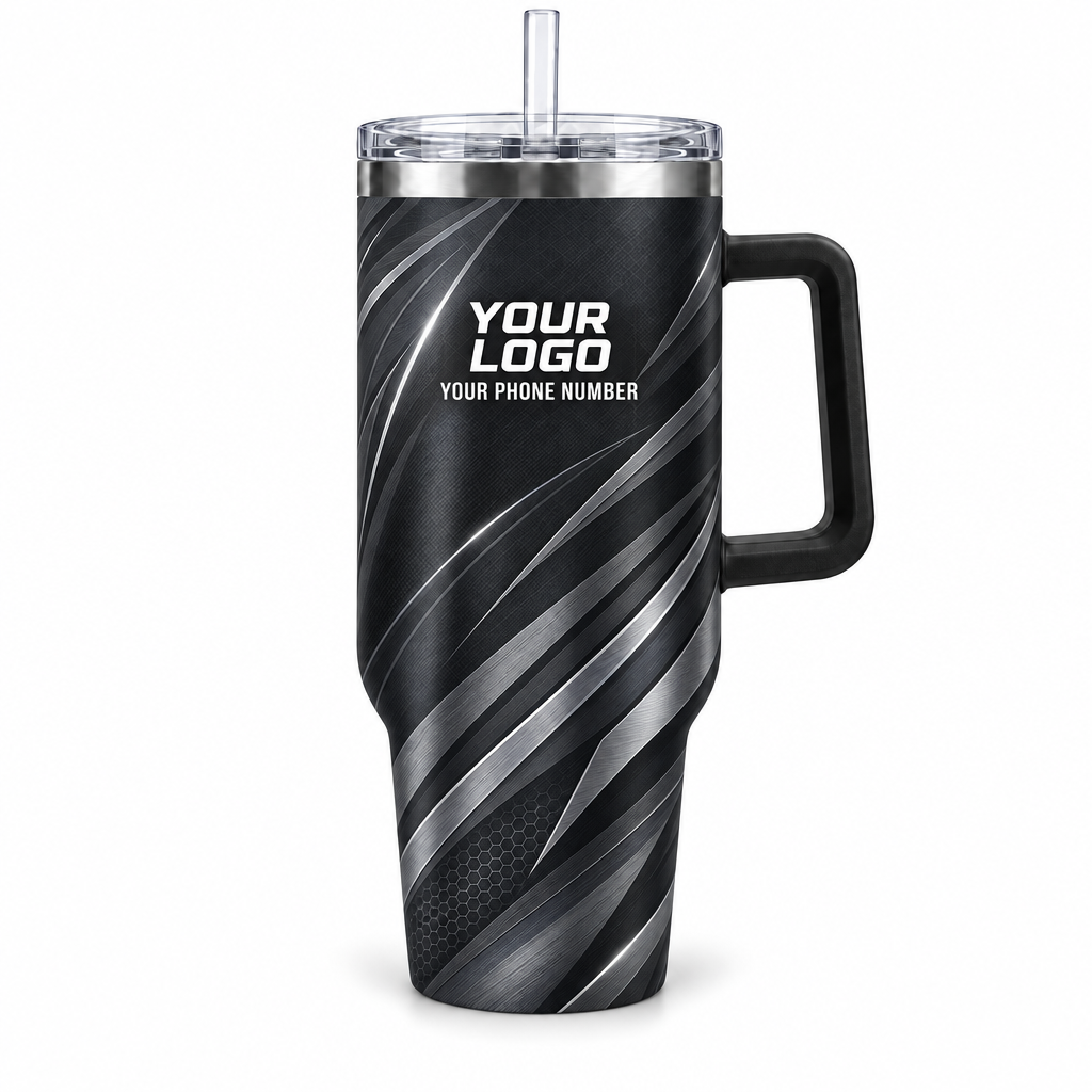 ADN050 personalized tumbler 40oz front product mockup