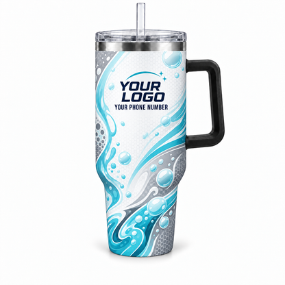 ADN051 personalized tumbler 40oz front product mockup