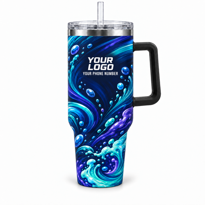 ADN052 personalized tumbler 40oz front product mockup