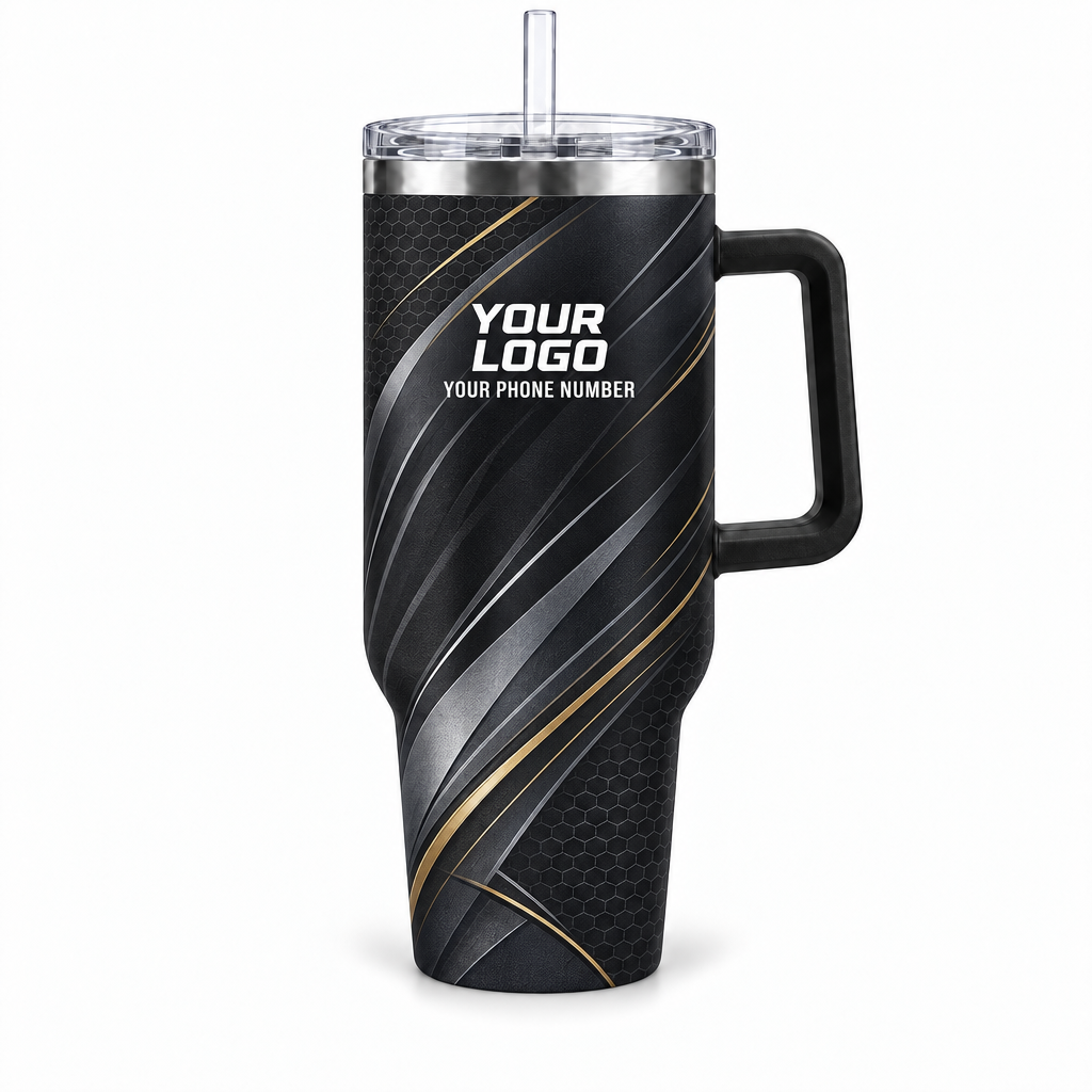 ADN053 personalized tumbler 40oz front product mockup