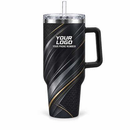 ADN053 personalized tumbler 40oz front product mockup