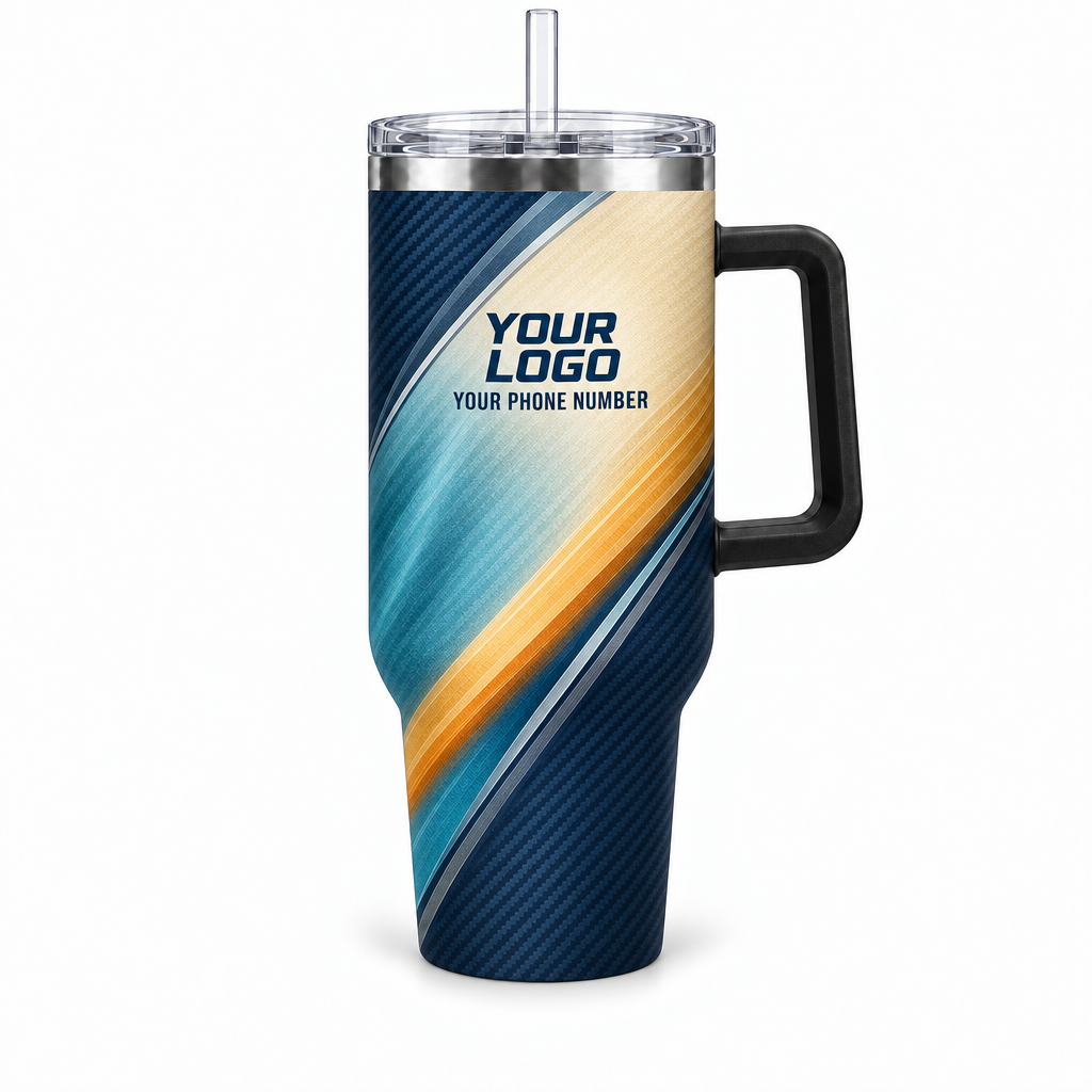 ADN054 personalized tumbler 40oz front product mockup