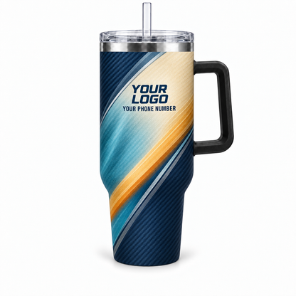 ADN054 personalized tumbler 40oz front product mockup