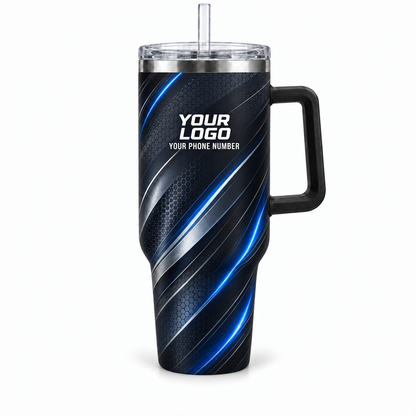 ADN055 personalized tumbler 40oz front product mockup