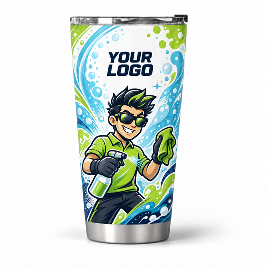 ADN056 personalized tumbler 20oz front product mockup