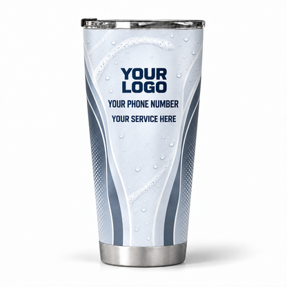 ADN057 personalized tumbler 20oz back product mockup
