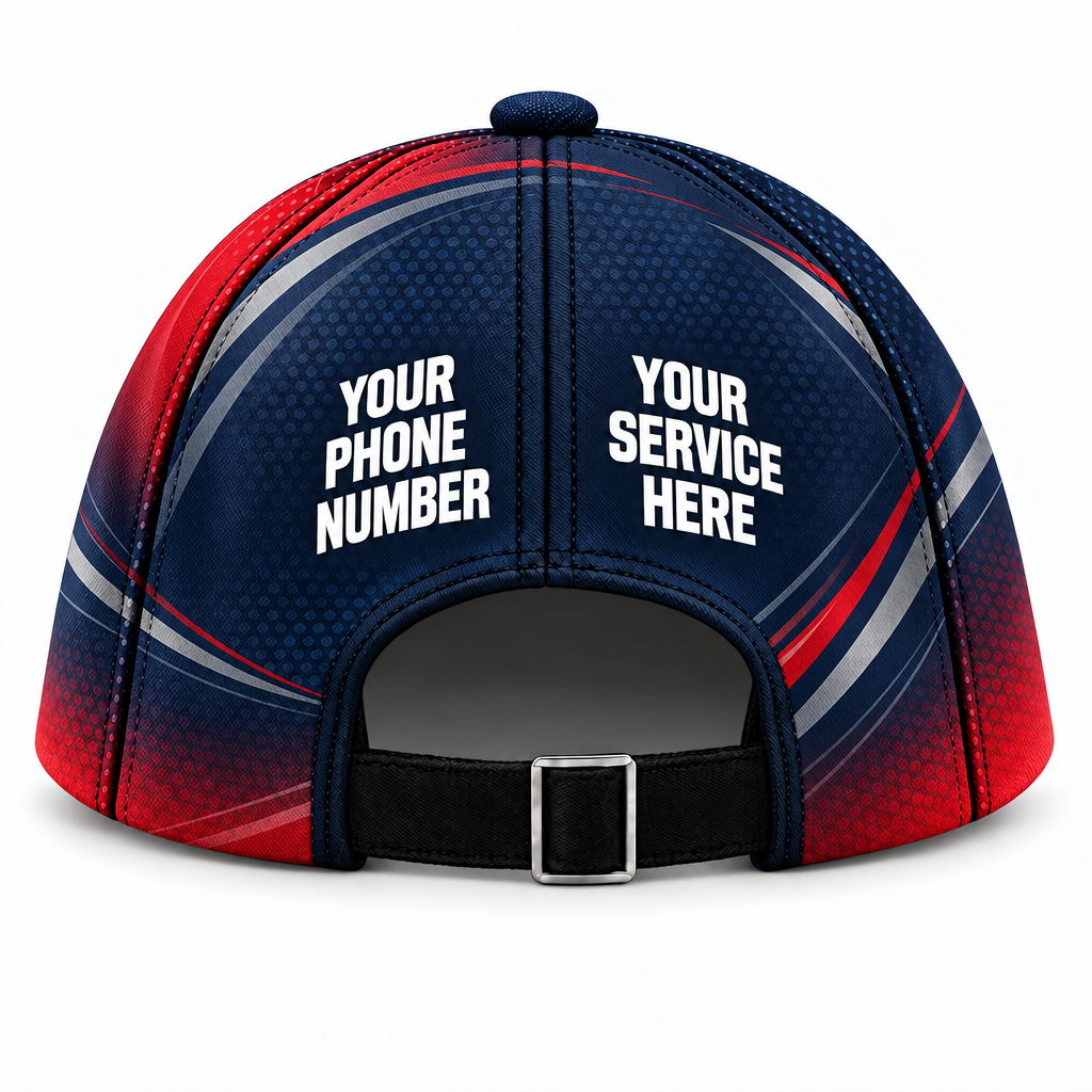 ADN059 personalized cap back product mockup