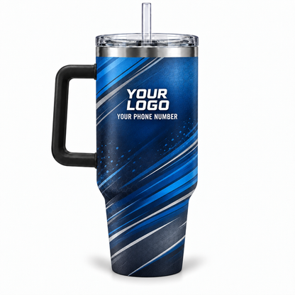 ADN060 personalized tumbler 40oz back product mockup