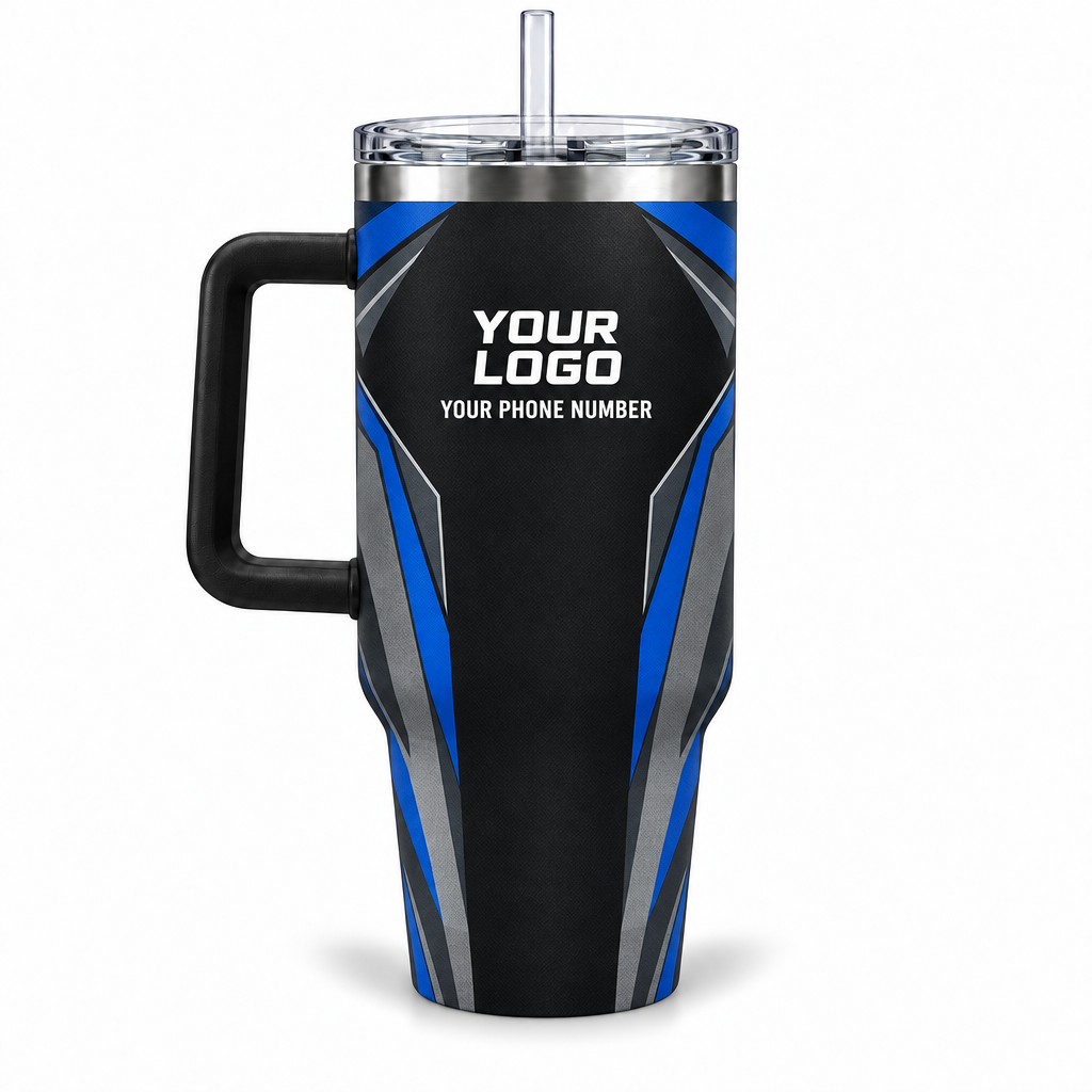 ADN061 personalized tumbler 40oz back product mockup