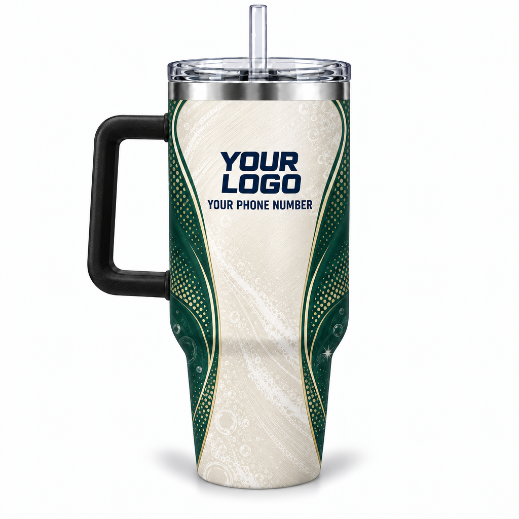 ADN062 personalized tumbler 40oz back product mockup