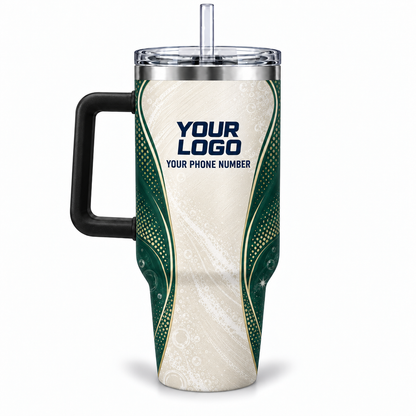 ADN062 personalized tumbler 40oz back product mockup