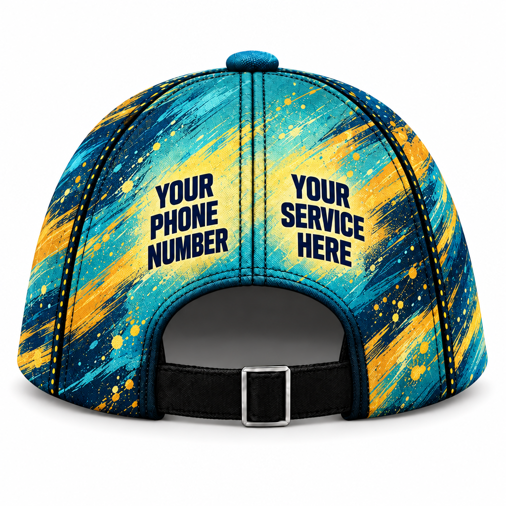 ADN063 personalized cap back product mockup