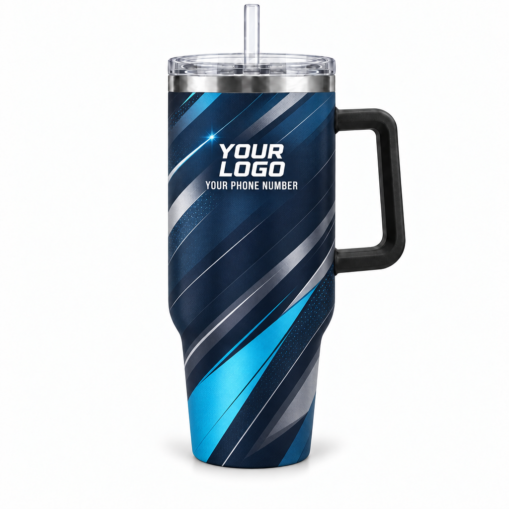 ADN064 personalized tumbler 40oz front product mockup