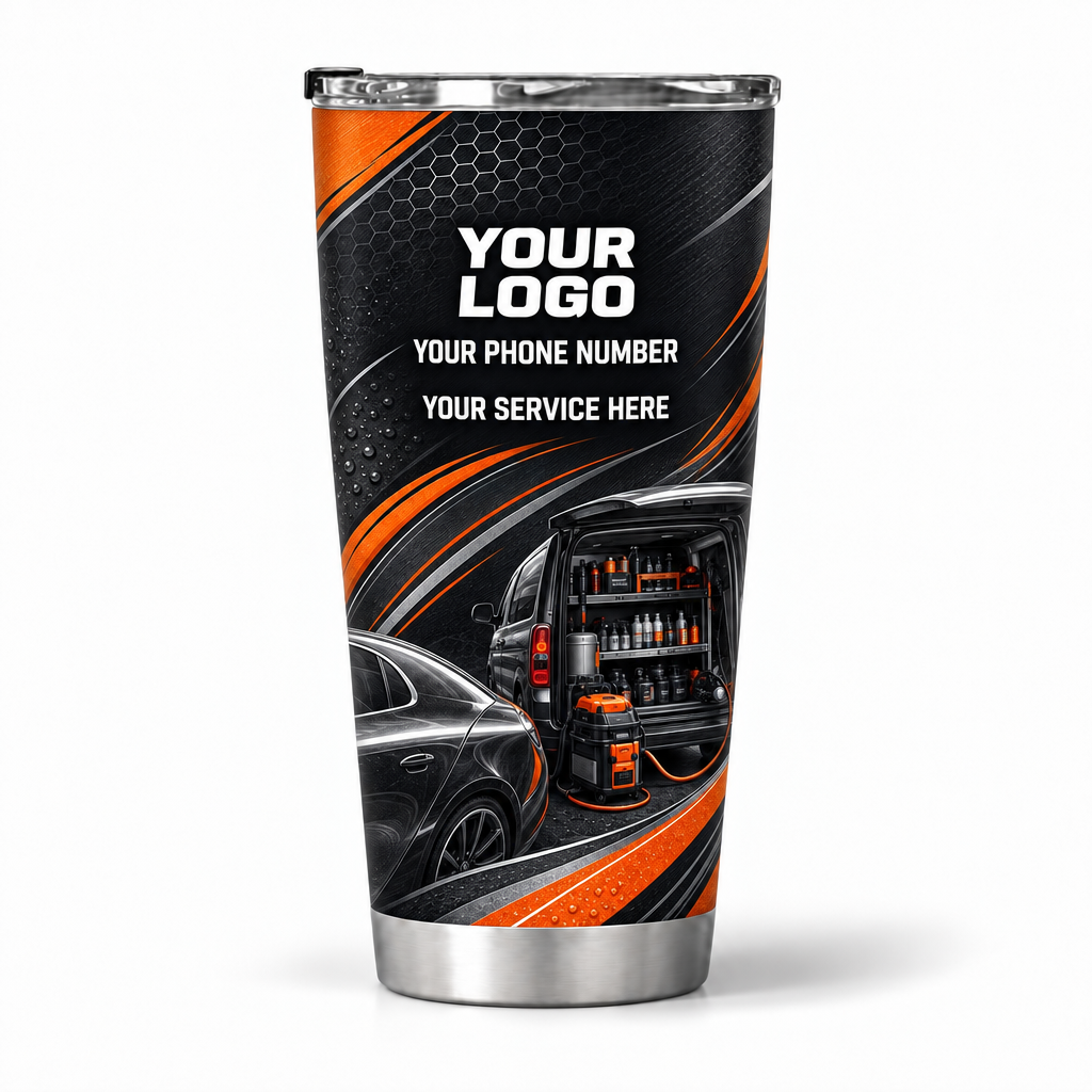 ADN065 personalized tumbler 20oz back product mockup