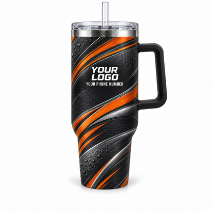 ADN065 personalized tumbler 40oz front product mockup