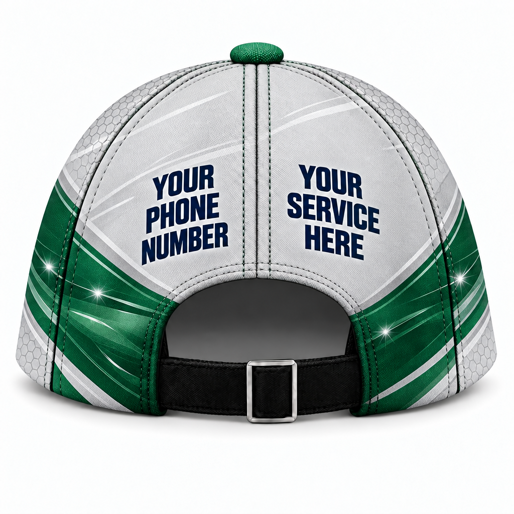 ADN066 personalized cap back product mockup