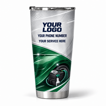 ADN066 personalized tumbler 20oz back product mockup