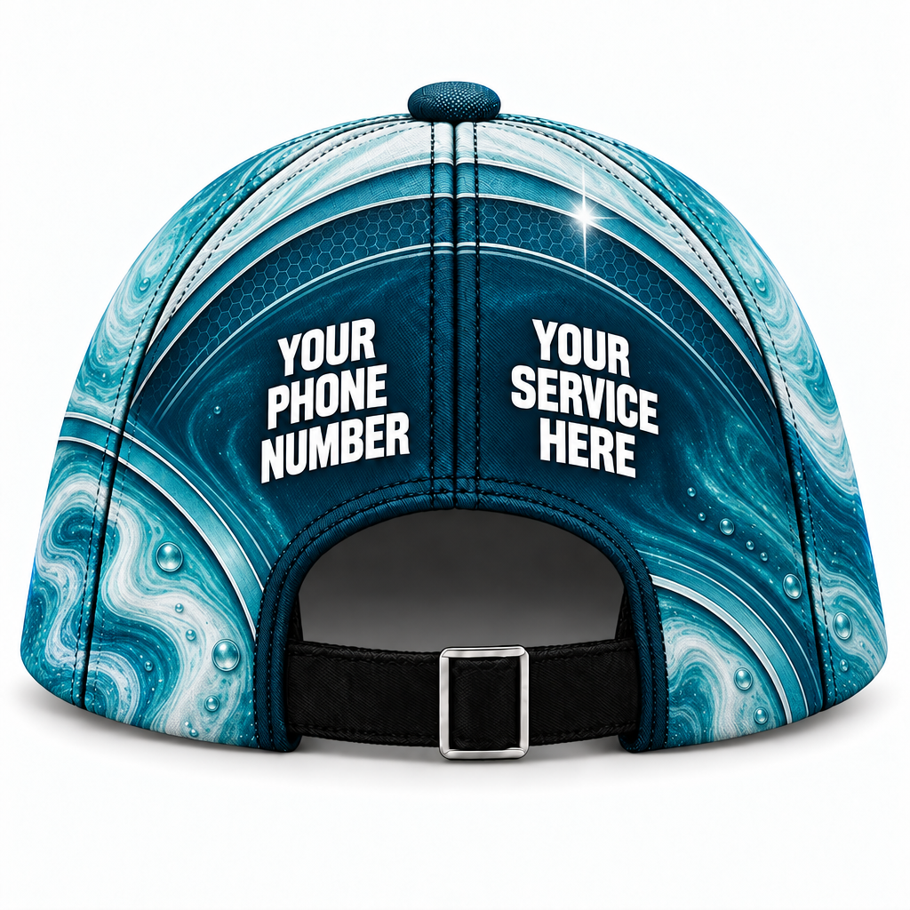 ADN067 personalized cap back product mockup