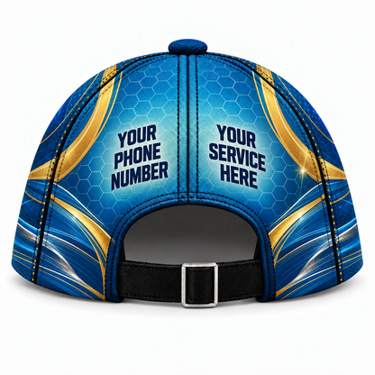 ADN068 personalized cap back product mockup