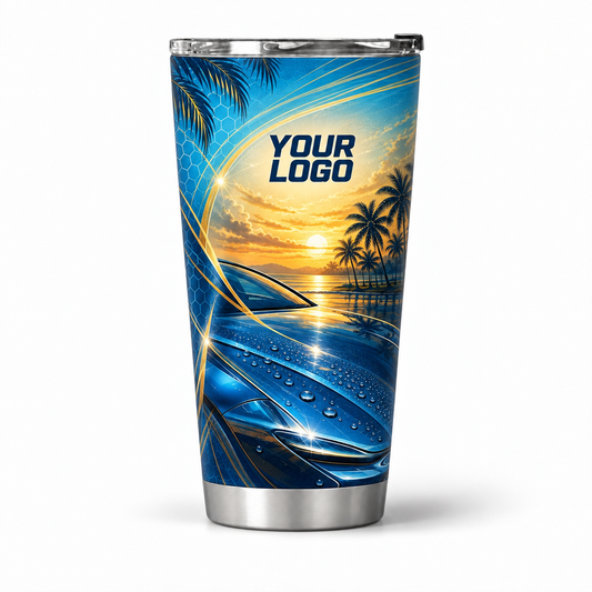 ADN068 personalized tumbler 20oz front product mockup