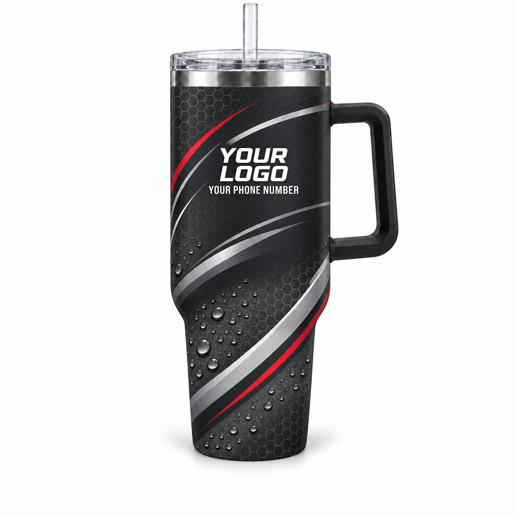ADN069 personalized tumbler 40oz front product mockup