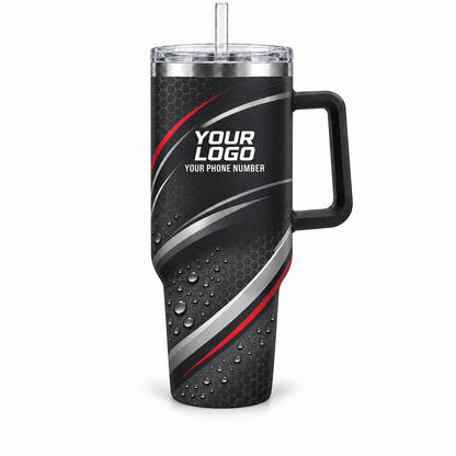 ADN069 personalized tumbler 40oz front product mockup