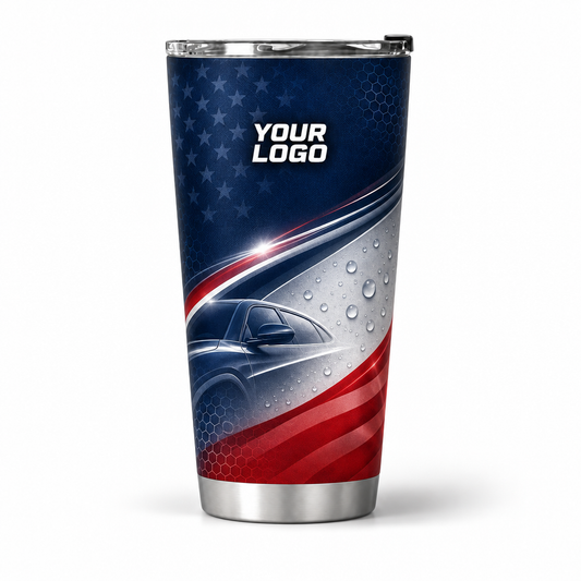 ADN070 personalized tumbler 20oz front product mockup