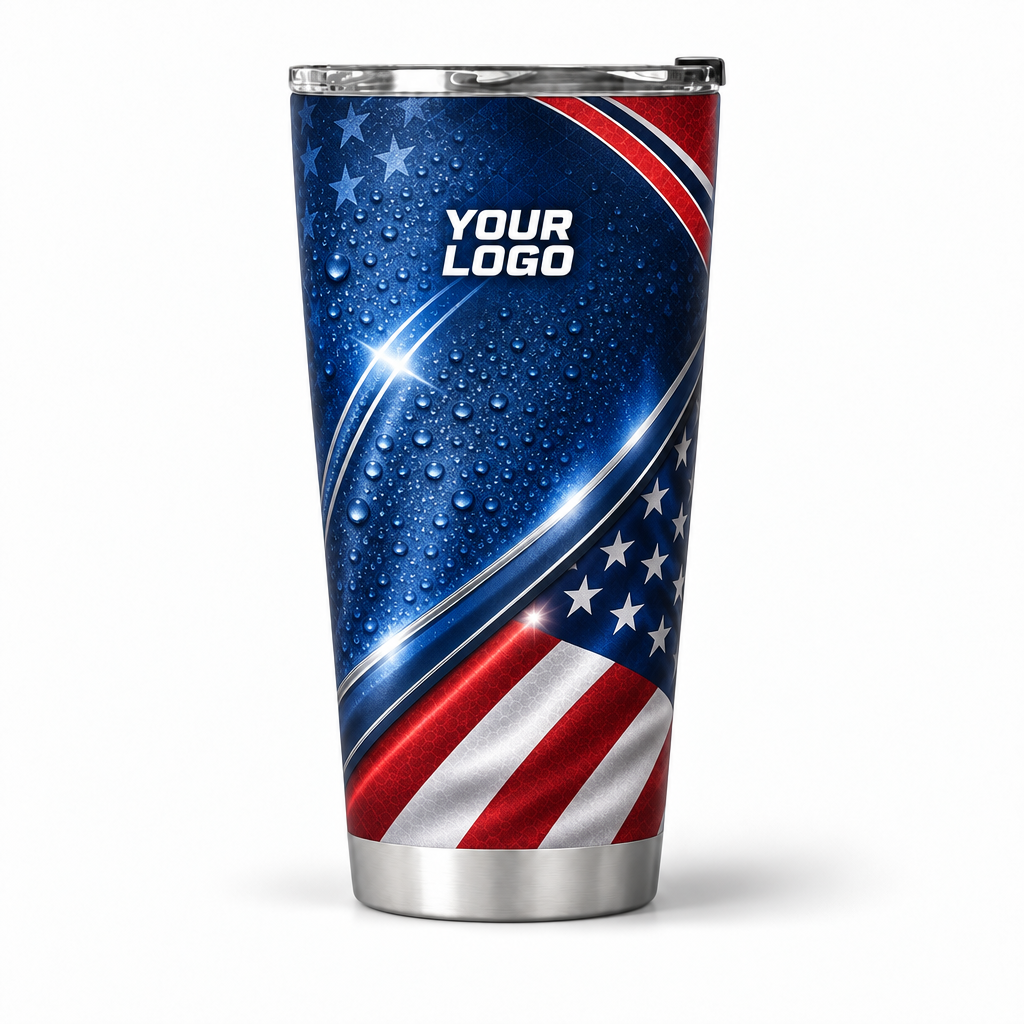 ADN071 personalized tumbler 20oz front product mockup